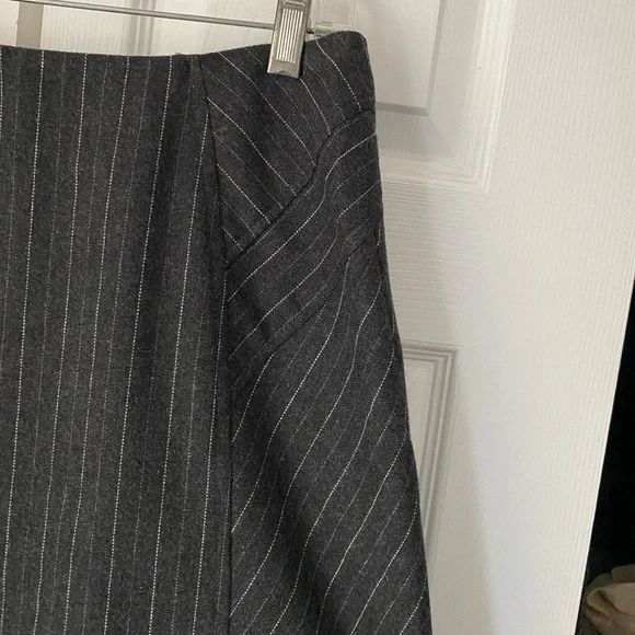 Jacob charcoal striped A line skirt size 9/10 - Picture 6 of 9